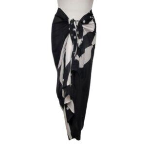 Womens Sarong Pareo Cotton Wrap HandPainted Batik Wrapskirt Beachwear -NEW